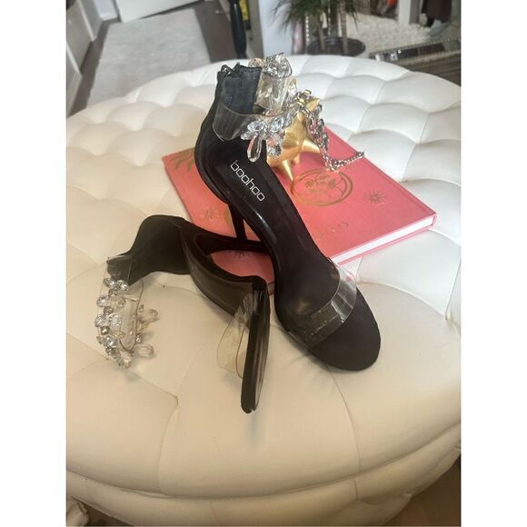 Boohoo Embellished Heel SZ 9 - Picture 2 of 5